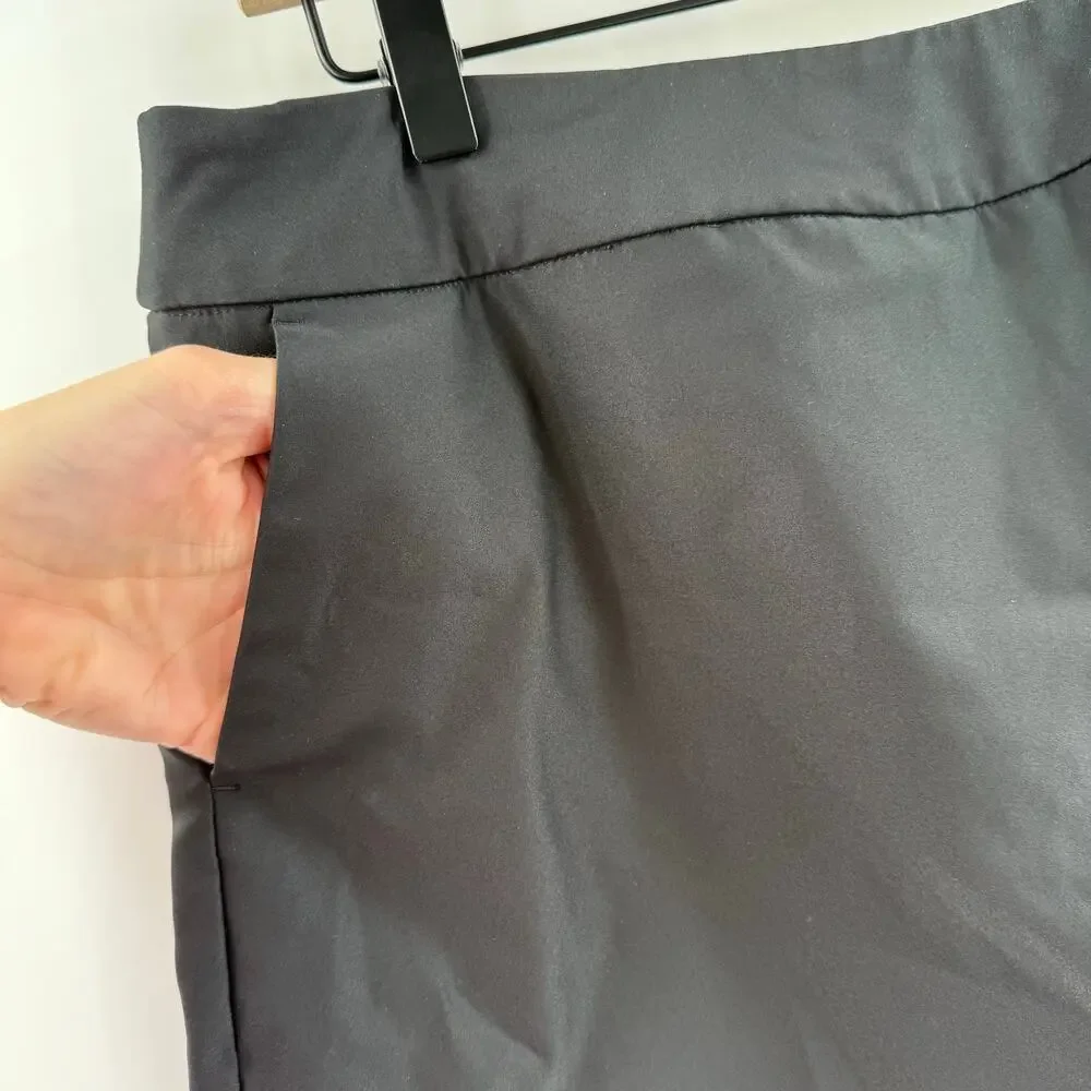 Nike Golf Skort Size 10 Black Dri-Fit Women’s Skirt with Shorts Lining Athletic